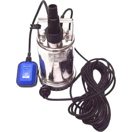 chm GmbH® Flachsaugpumpe Edelstahl 750 Watt Kellerpumpe, Tauchpumpe, Poolpumpe