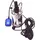 chm GmbH® Flachsaugpumpe Edelstahl 750 Watt Kellerpumpe, Tauchpumpe, Poolpumpe
