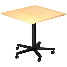 Hammerbacher VST88 Stehtisch höhenverstellbar ahorn 80,0 x 80,0 x 72,0 - 114,0 cm