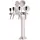 ich-zapfe Schanksäule Chrom 4-leitig, elegant, `Topp-Qualität!`
