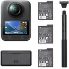 DJI Action Cam "Osmo 360 Adventure Combo", dunkelgrau, B:6,1cm H:8,1cm T:3,63cm, Camcorder, 360-Kamera, Topseller
