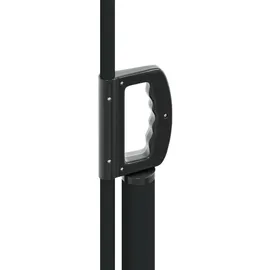vidaXL Ausziehbare Seitenmarkise 120 x 600 cm Grau