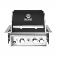 ALLGRILL Einbau-Gasgrill CHEF S BLACK Built-In Air System, 2
