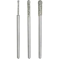 PROXXON Diamant Schleifstifte Form Kugel Ø1,2mm 2 Stück