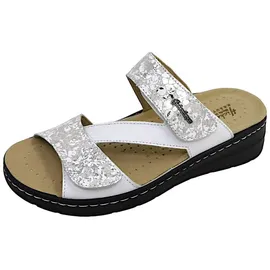 Hickersberger Bequeme Pantoletten Damen, weiß 38 EU