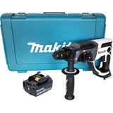 Makita Makita, Bohrmaschine + Akkuschrauber, DHR 202 F1W Akku Bohrhammer 18 V 20 mm 2,0 J + 1x Akku 3,0 Ah + Koffer - ohne Ladegerät (Akkubetrieb)