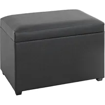 Haku-Möbel HAKU Möbel Sitztruhe 52524 schwarz Kunstleder 58,0 cm