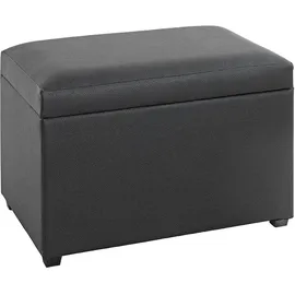 Haku-Möbel HAKU Möbel Sitztruhe 52524 schwarz Kunstleder 58,0 cm