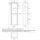 Villeroy & Boch Collaro Hochschrank 45,4 x 153,8 cm Glossy White Holz, MDF, Spanplatte