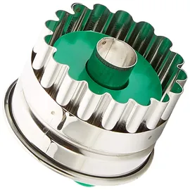 Städter Welser-Ringerl m. Auswerfer, Edelstahl, Silber-grün, 4.8 x 4.8 x 4.8 cm