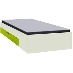 Bett   ¦ weiß ¦ Maße (cm): B: 127 H: 43