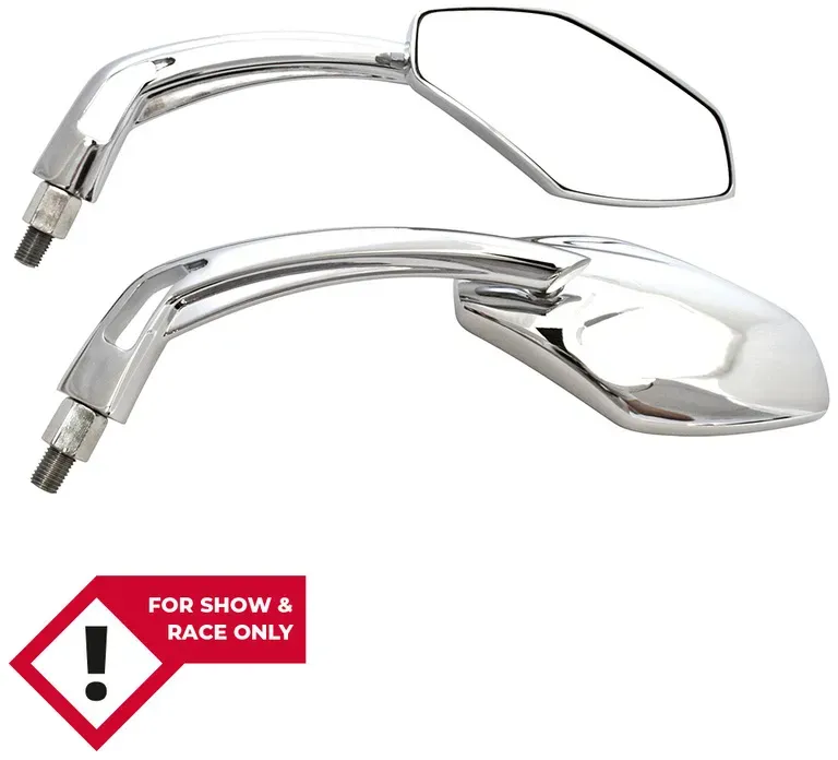 HIGHSIDER smart Stuurspiegel Luca Chroom (Paar)