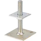 GAH Alberts Zaunpfosten 70 x 70 mm Stahl verzinkt