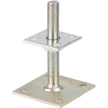 GAH Alberts Zaunpfosten 70 x 70 mm Stahl verzinkt