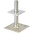 GAH Alberts Zaunpfosten 70 x 70 mm Stahl verzinkt