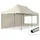 TOOLPORT 3x6m Stahl Faltpavillon, Premium Dach Partyzelt Creme