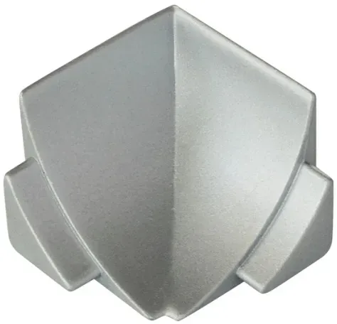 Innenecke - zweiseitiger Anschluss Aluminium silber eloxiert Sichtbreite 40 mm (nachträglicher Einba | 