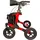 Antar Outdoor Rollator Premium mit Luftbereifung rot