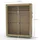 Intirilife Faltschrank 108x170x45 cm in CRÈME BEIGE - mit Reißverschluss Stoffschrank Kleiderschrank mit Kleiderstange, Fächern und Seitentasche