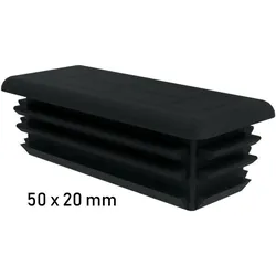 MUNK Holm-Abdeckkappe für FlexxWork Verbindungsstrebe und Plattform 50x20mm 2 Stück