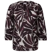 Cecil Langarmbluse in mulberry red - L