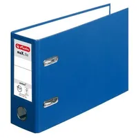 Herlitz Ordner quer DIN A5 / 80mm breit blau
