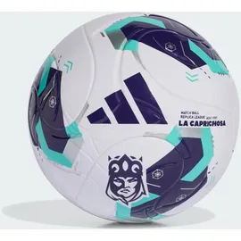 adidas Queens League Fußball - White / Purple / Real Teal - 5