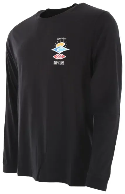 RIP CURL SEARCH ICON Longsleeve 2024 black - XXL