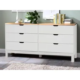 OTTO home Post 150 x 75 x 39 cm Beige / Weiß