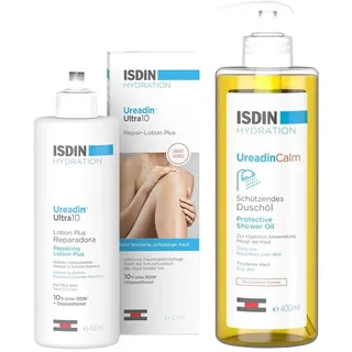 Isdin Ureadin Set beruhigende Körperpflege gegen Juckreiz