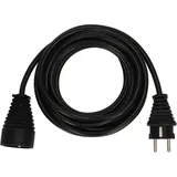 Brennenstuhl Verlängerungskabel H05VV-F 3 G1,5 schwarz, schwarz, 1165441