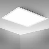 B.K.Licht LED Deckenleuchte »BK_DP1324 Panel-Deckenlampe, 22W, Neutralweiße Lichtfarbe«, Lampen weiß 4.000K, 2.200Lm, Ultra-Flach 6cm, 45x45cm (LxB)