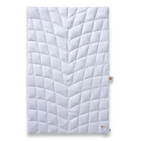 SCHLAFKÖNIG Sommer Daunendecke 155 x 220 extra leicht - kuschelige Sommerbettdecke, gefüllt mit 1A Neue 100% Daunen Klasse 1 für Allergiker geeignet, für erholsamen Schlaf