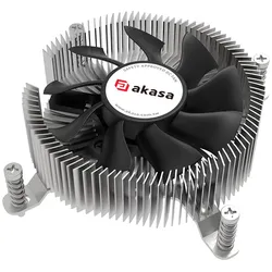 Akasa AK-CC6616HP01, Luftkühlung, 7,5 cm, 60 RPM, 3000 RPM, Aluminium, Schwarz