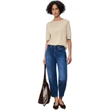 STREET ONE Kurzarmpullover beige 36