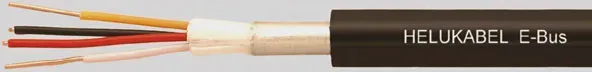 HELUKABEL E-BUS ERD, EIB-2Y(St)2Y 2x2x0,8, schwarz, Meterware