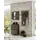 Haku-Möbel HAKU Möbel Wandgarderobe 15889 anthrazit Metall 9 Haken 60,0 x 120,0 cm