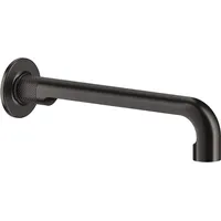 GESSI Inciso Waschtisch-Wandauslauf Schwarz gebürstet