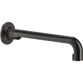GESSI Inciso Waschtisch-Wandauslauf Schwarz gebürstet