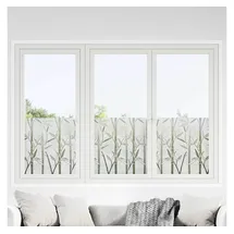vidaXL Fensterfolie, Fensterfolie Bambus-Muster 45 x 500 cm PVC