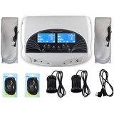 LEKLAI Ionisches Fußbad-Entgiftungsgerät, Ionen-Spa-Gerät, Detox-Ionen-Fußbad-Ionen-Spa-Gerät, Zellreinigungs-Fußentgiftungsgerät, Dual-LCD-Detox-Ionen-Fußbad-Spa-Gerät
