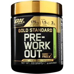 Optimum Nutrition Gold Standard Pre-Work Out (330g) Green Apple One Size