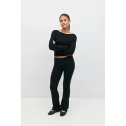 Gina Tricot - Y low waist yoga leggings - yoga pants - Schwarz - 170 - Mädchen - Schwarz - 170