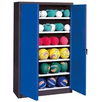 C+P Ballschrank mit Vollblech-Flügeltüren (Typ 3). HxBxT 195x120x40 cm