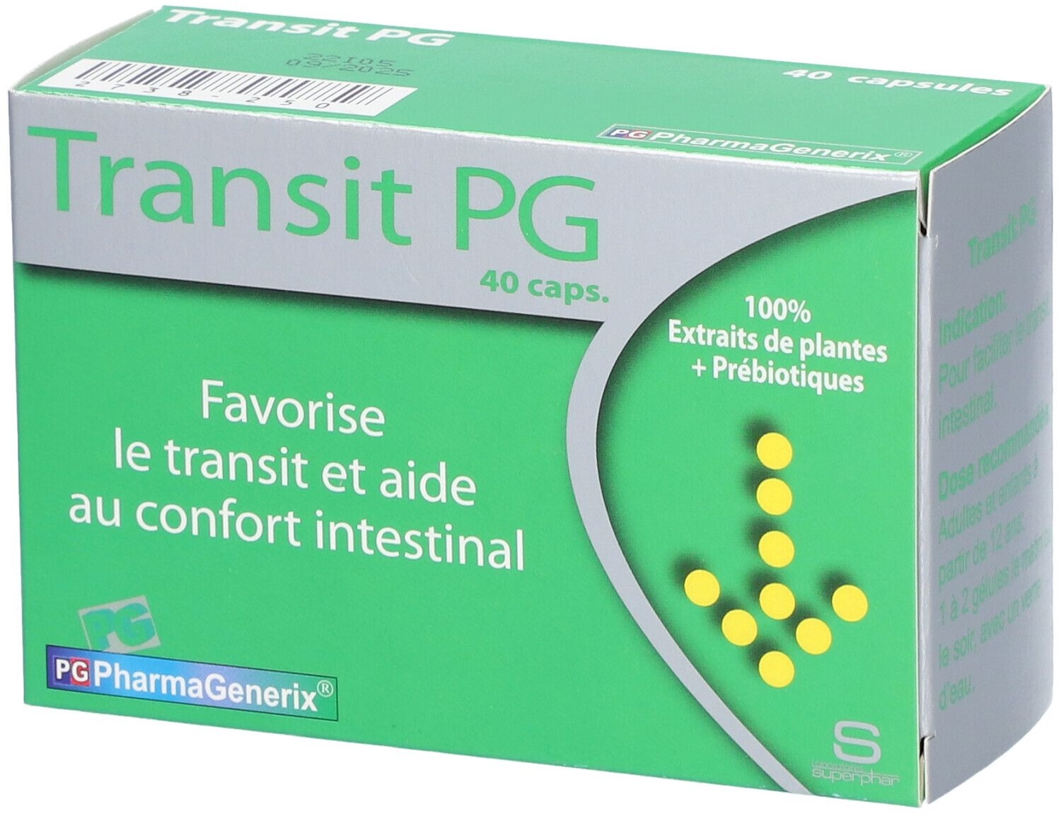 Pharmagenerix Transit PG 40 pc(s) capsule(s)