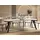 WFL GROUP Runder Esstisch 100 x 77 x 100 cm beige