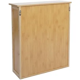 Mendler HWC-O73 Badschrank 60 x 50 x 19 cm Braun Holz, MDF