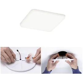 Paulmann Einbauleuchte LED Veluna VariFit eckig 12,5 cm, 8,5 W Satin