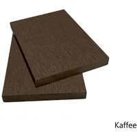 WPC Zaunbrett 85H13 geschiffen Zaunlatten Gartenzaun - Voll 85x13x1000 mm