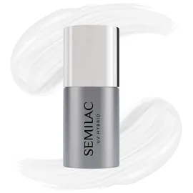 Semilac No Wipe Real Color - UV LED Soak Off Gel Nail for Colour Protection With Transparent Gloss Finish - Easy to Apply, Crack Resistant & Quick Drying 7ml